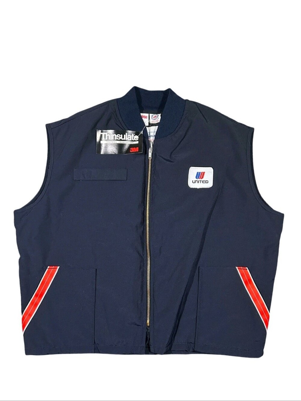Vintage United Airlines Vest Men's Large
